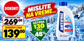 Pripremite automobil za zimu: Premium antifriz u DISKONTIMA po fabrički niskim cenama