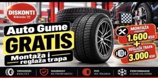DISKONTI šire ponudu auto- programa: Zimske gume uz gratis montažu i reglažu trapa